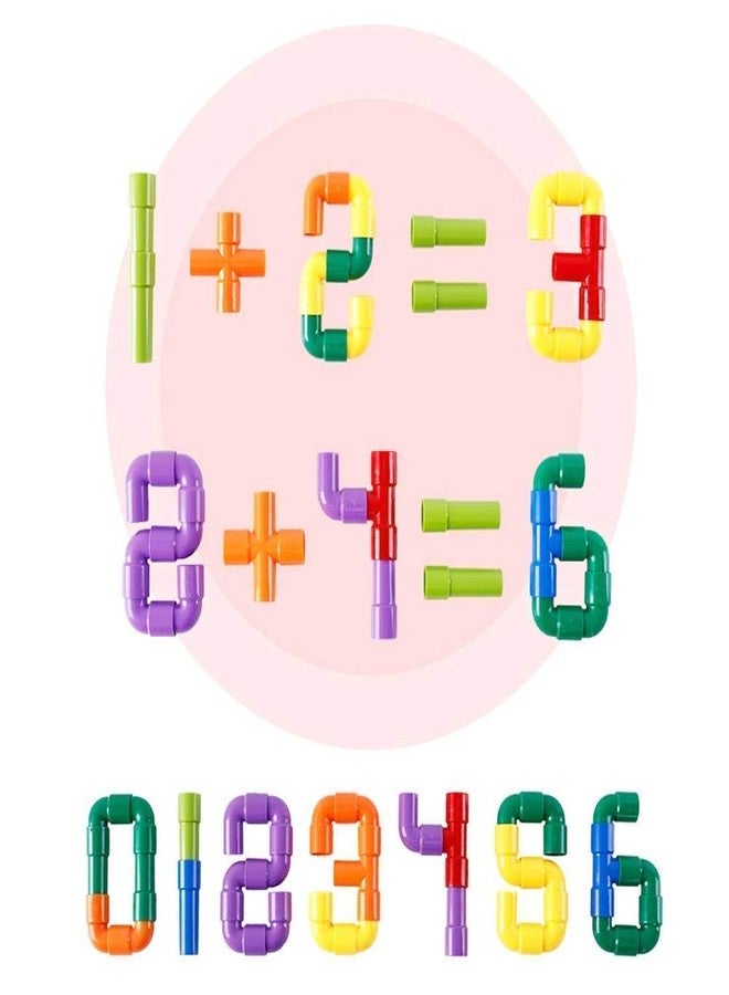 Funspark Educational Play and Learn Plastic Building Block Set Pipes Puzzle Set - Blocks for Kids (56 Pieces) - Blocks Game (Pipe Puzzle Building) Multi - Image 3